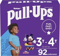 $60-*Sealed* 92-Pk 3T-4T Pull-Ups Learning Designs