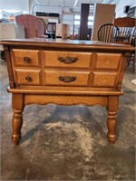 VTG Wooden End Table