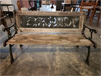 Vintage Wooden Outdoor Bench