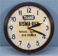 Rexall Bisma-Rex Electric Wall Clock