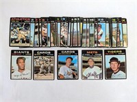 1971 Topps Baseball Card Lot Collection