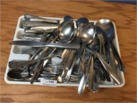 Large Lot of Household Silverware