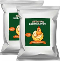 Dried Mealworms, High-Protein Bulk Mealworms 22Lbs