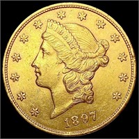 1897 $20 Gold Double Eagle UNCIRCULATED