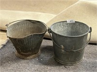 Galvanized Ash Bucket And Pail