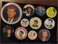 Lot of JFK Political Buttons