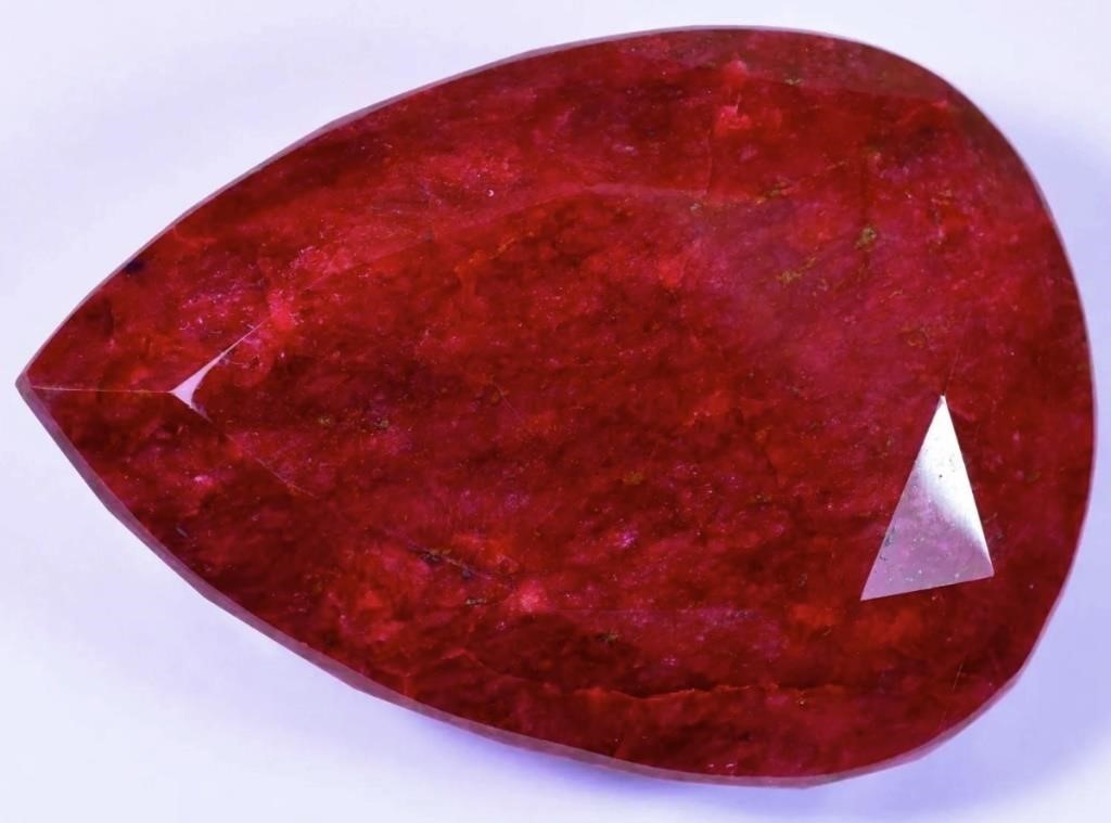 Certified 1355.00 ct Natural Mozambique Ruby