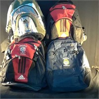 Backpack lot! Includes 3 Adidas (one