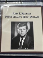 KENNEDY PROOF HALF DOLLARS BOOK SET