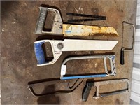 7 MISC SAWS AND BLADES