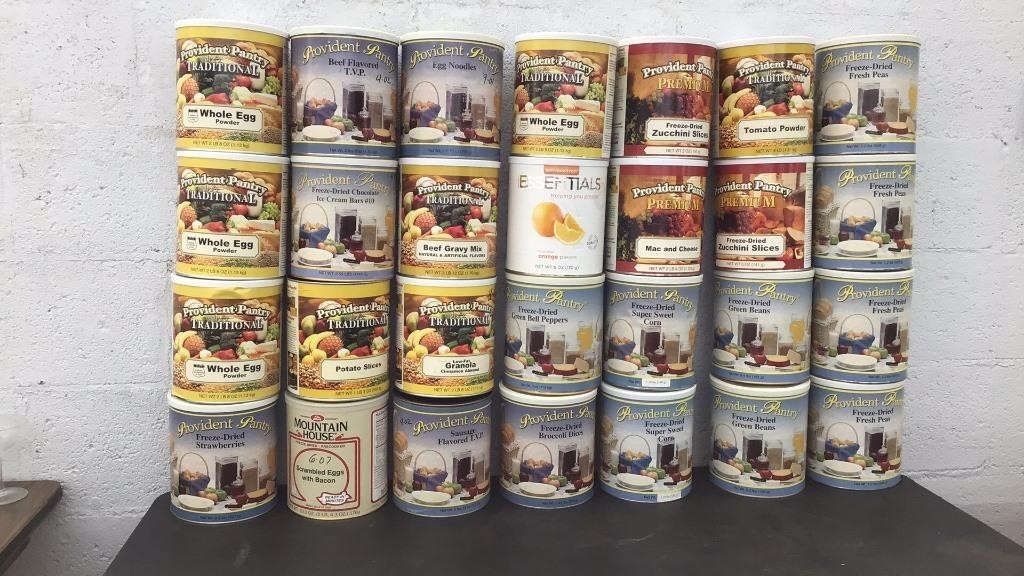 Freeze Dried Food Lot-50 cans
