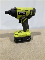 Ryobi 18V Driver w/ 4ah Battery--tested