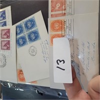 united nations  stamps - binder