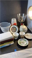 Books, Teacups, Containers Lot