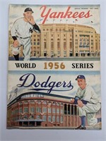 1956 World Series Program Yankees vs. Dodgers
