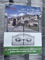 (2X) New Great Bear 14' Bi-Parting Iron Gate Sets