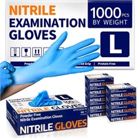 Medical Nitrile Exam Gloves  Blue (Large 1000)