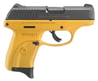 Ruger LC9s, 9mm, 7 Shot, Contractor Yellow, Strike