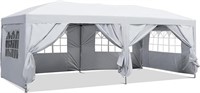 10x20 Pop Up Canopy Tent White Party Tent Outdoor