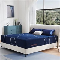 Sweetnight King Mattress, 12 Inch Hybrid King Size