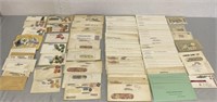 80+ Envelopes W/ Various Vintage Stamps