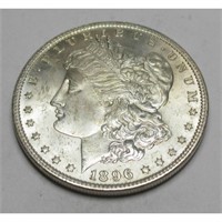 1896  P BU Morgan Silver Dollar