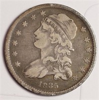 1835 Bust Quarter VF Grade