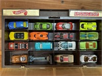 VINTAGE HOT WHEELS CARS W/ STORAGE CONTAINER