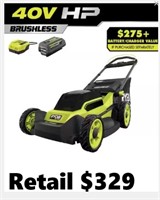 Ryobi battery walk behind push mower