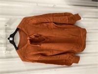 Size 2X large orange women jumper