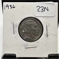 1936 BUFFALO NICKEL