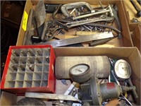 TWO(2) FLATS~HAND TOOLS, GAUGES & MORE