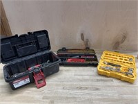 3 toolboxes w/ assorted tools & bits