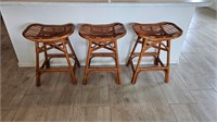 3PC COUNTER STOOLS