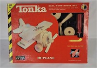 New Tonka Wood Bi-plane Model Kit