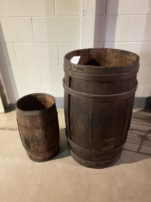 2-Wooden Barrels