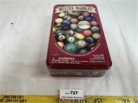 Deluxe Marbles Game in Tin