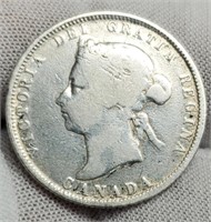 1882 Canada Silver Quarter