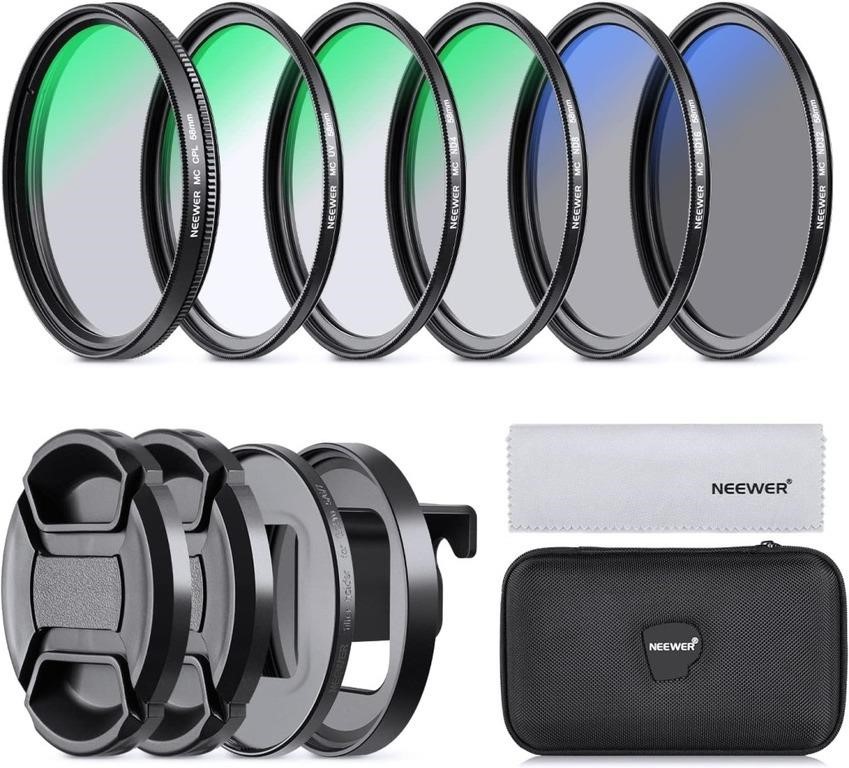NEEWER 58mm Lens Filter Kit Compatible with GoPro