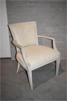 PAIR OF "ANTIQUED" ARM CHAIRS