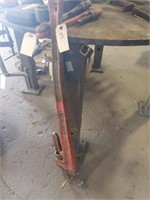 Ridgid 48" pipe wrench, contents in background