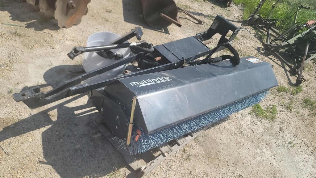 Mahindra Front Mount Sweeper w/ Mount