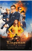 Kingsman Poster COA  Autograph