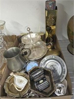 PEWTER, BRASS, COPPER DÉCOR ASSORTED