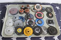 Tray FULL of Grinding Discs & Wheels