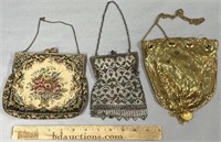Evening Bags; Mesh Flapper Bag; Tapestry etc