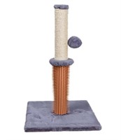 "Used" Cat Scratching Post With Rubber Bristles