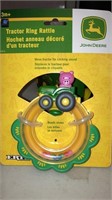 Ertl John Deere baby tractor ring rattle