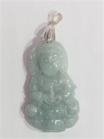 Sterling Silver Jade Buddha Pendant Insurance