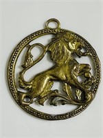 Vintage Leo lion pendant zodiac